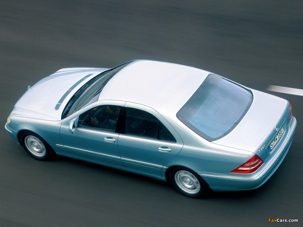 Mercedes-Benz S 320 (W220) 1998–2002 wallpapers (1024 x 768)