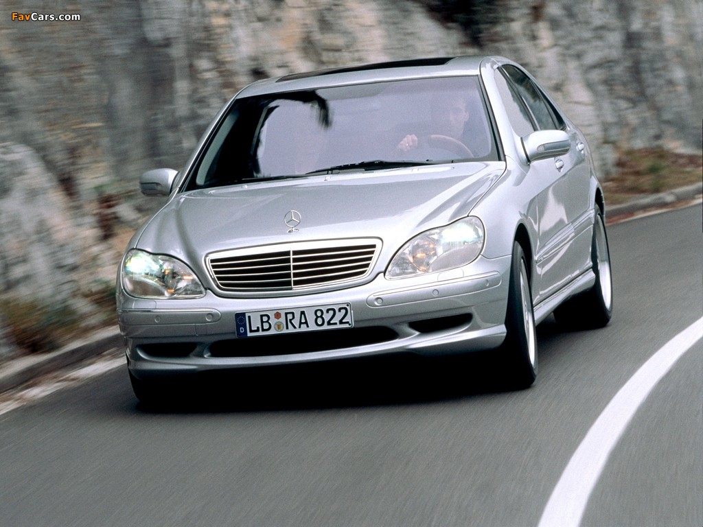 Mercedes-Benz S 55 AMG (W220) 1999–2002 wallpapers (1024 x 768)