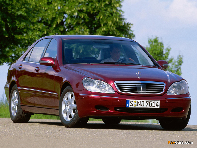 Mercedes-Benz S 400 CDI (W220) 1999–2002 wallpapers (800 x 600)