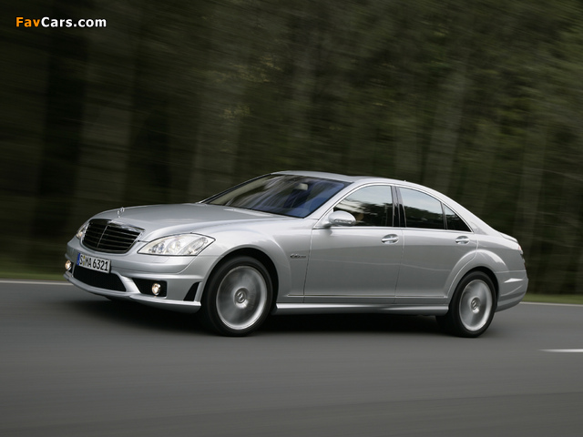 Mercedes-Benz S 63 AMG (W221) 2006–09 wallpapers (640 x 480)