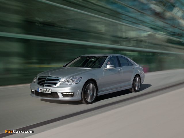 Mercedes-Benz S 63 AMG (W221) 2009–10 wallpapers (640 x 480)