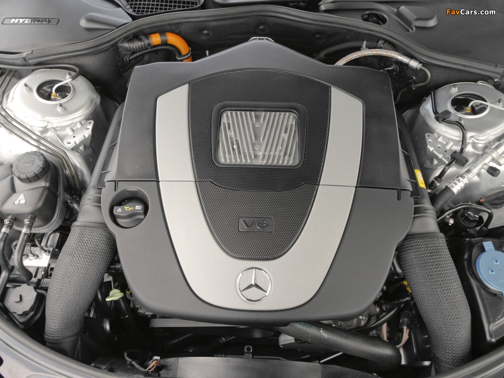 Mercedes-Benz S 400 Hybrid US-spec (W221) 2009–13 wallpapers (1024 x 768)