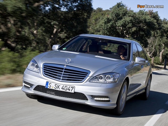Mercedes-Benz S 350 BlueEfficiency AMG Sports Package (W221) 2010–13 wallpapers (640 x 480)