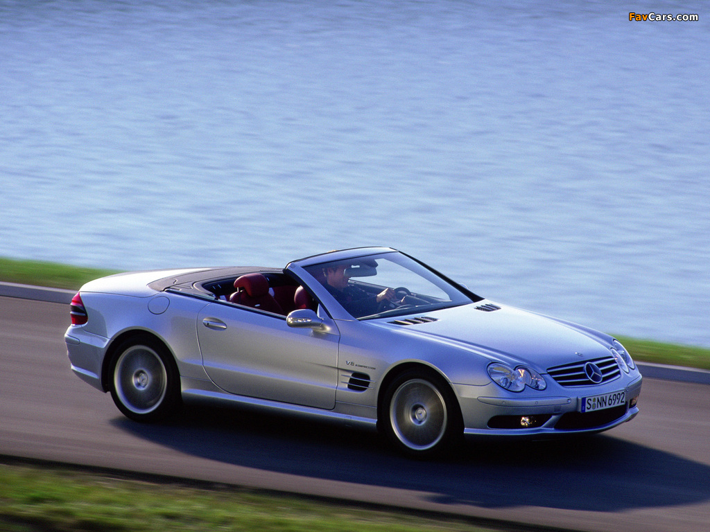 Images of Mercedes-Benz SL 55 AMG (R230) 2001–08 (1024 x 768)