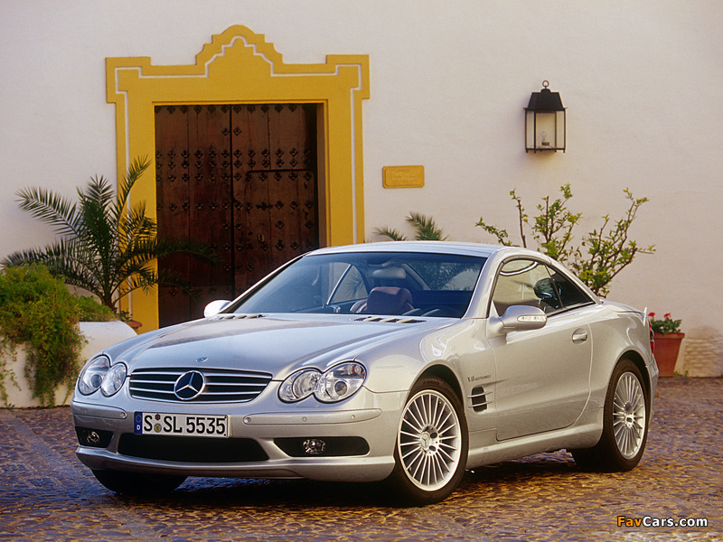 Images of Mercedes-Benz SL 55 AMG (R230) 2001–08 (800 x 600)
