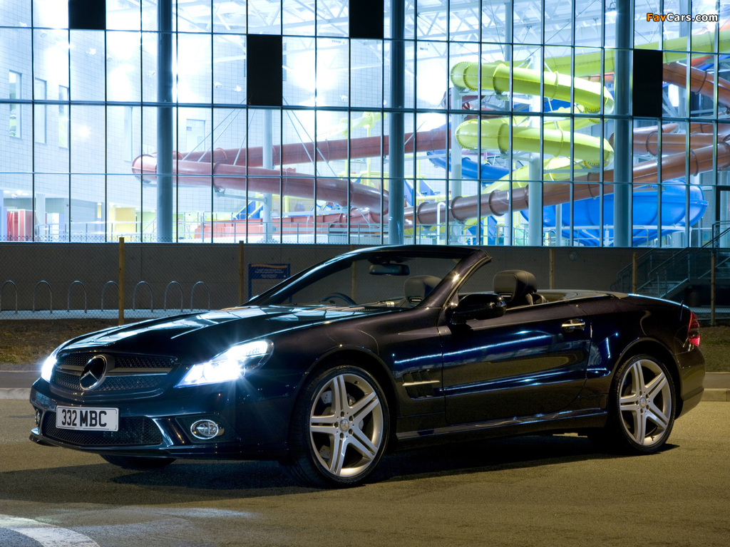 Images of Mercedes-Benz SL 500 UK-spec (R230) 2008–11 (1024 x 768)