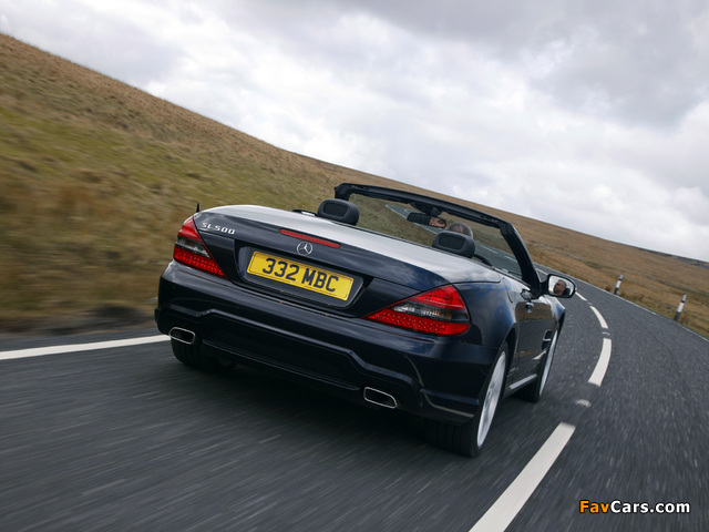 Images of Mercedes-Benz SL 500 UK-spec (R230) 2008–11 (640 x 480)