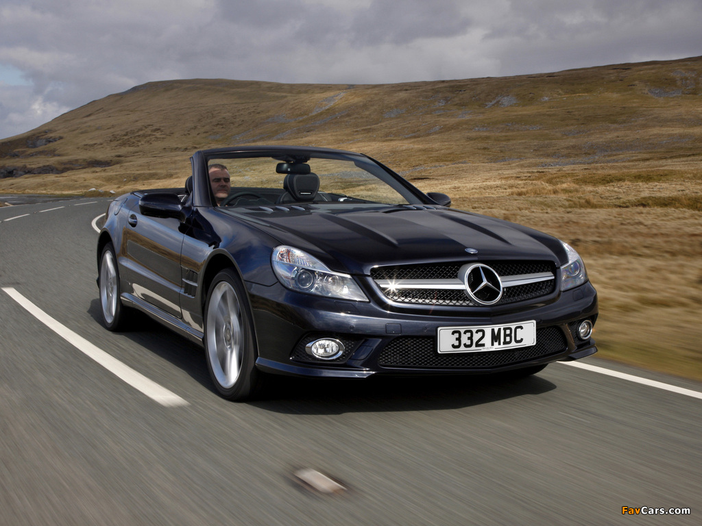 Images of Mercedes-Benz SL 500 UK-spec (R230) 2008–11 (1024 x 768)