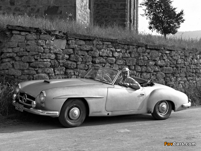 Mercedes-Benz 190-SL Prototype (W121 BII) 1954 wallpapers (640 x 480)