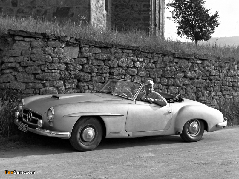 Mercedes-Benz 190-SL Prototype (W121 BII) 1954 wallpapers (800 x 600)