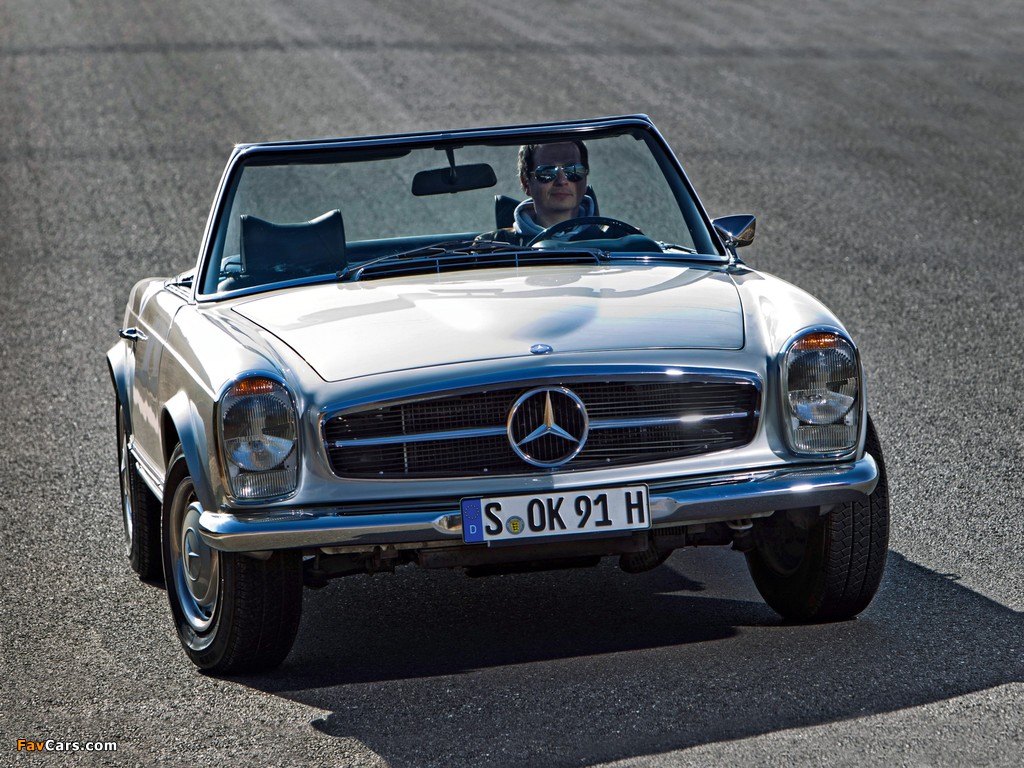 Mercedes-Benz 280 SL (W113) 1967–71 wallpapers (1024 x 768)