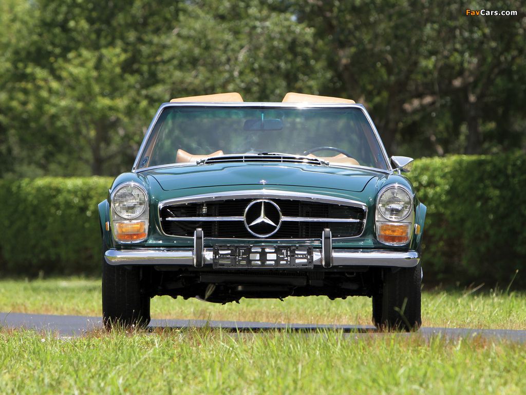 Mercedes-Benz 280 SL US-spec (W113) 1967–71 wallpapers (1024 x 768)