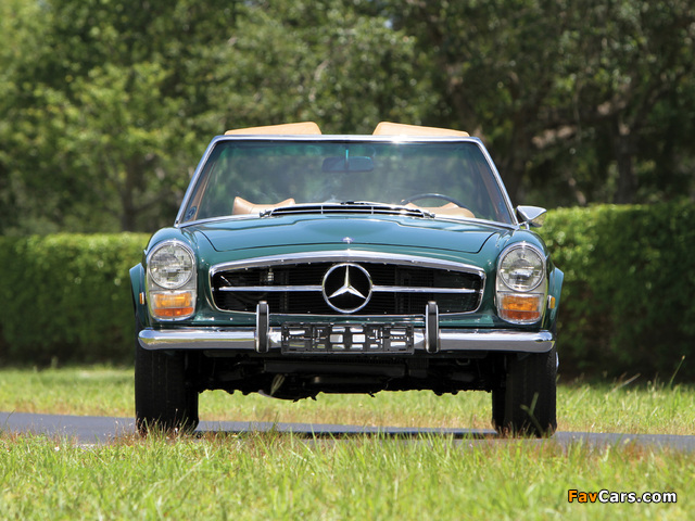 Mercedes-Benz 280 SL US-spec (W113) 1967–71 wallpapers (640 x 480)
