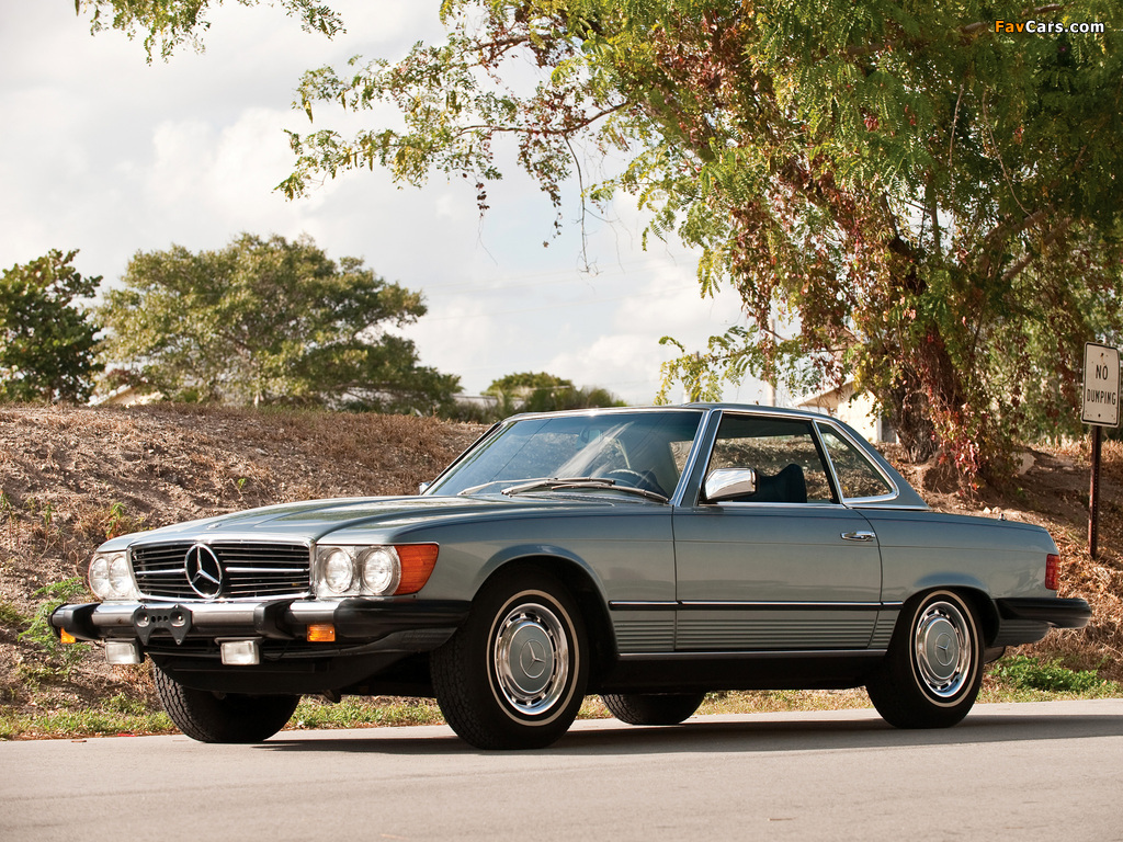 Mercedes-Benz 450 SL US-spec (R107) 1972–80 wallpapers (1024 x 768)