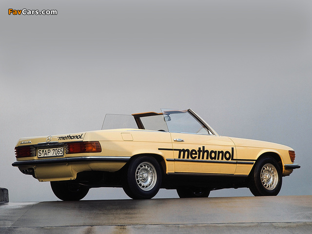 Mercedes-Benz 450 SL Methanol Antrieb (R107) 1974 photos (640 x 480)