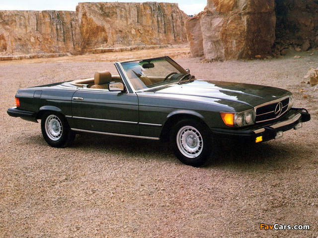 Mercedes-Benz 380 SL US-spec (R107) 1980–85 pictures (640 x 480)