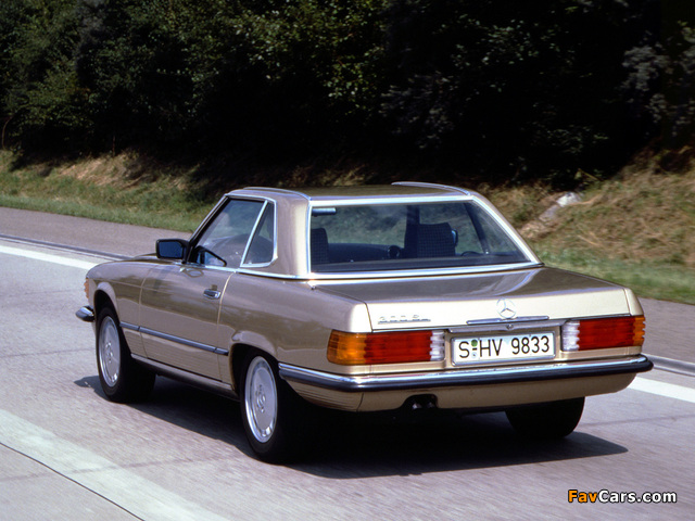 Mercedes-Benz 300 SL (R107) 1985–89 wallpapers (640 x 480)