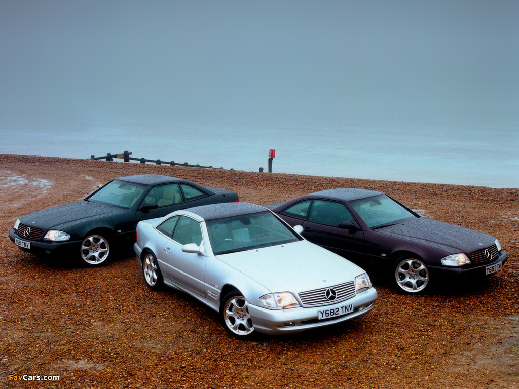 Mercedes-Benz SL-Klasse UK-spec (R129) 1988–2001 photos (1024 x 768)