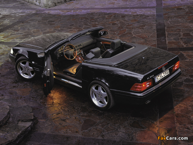Mercedes-Benz SL 500 Final Edition (R129) 2000–01 wallpapers (640 x 480)