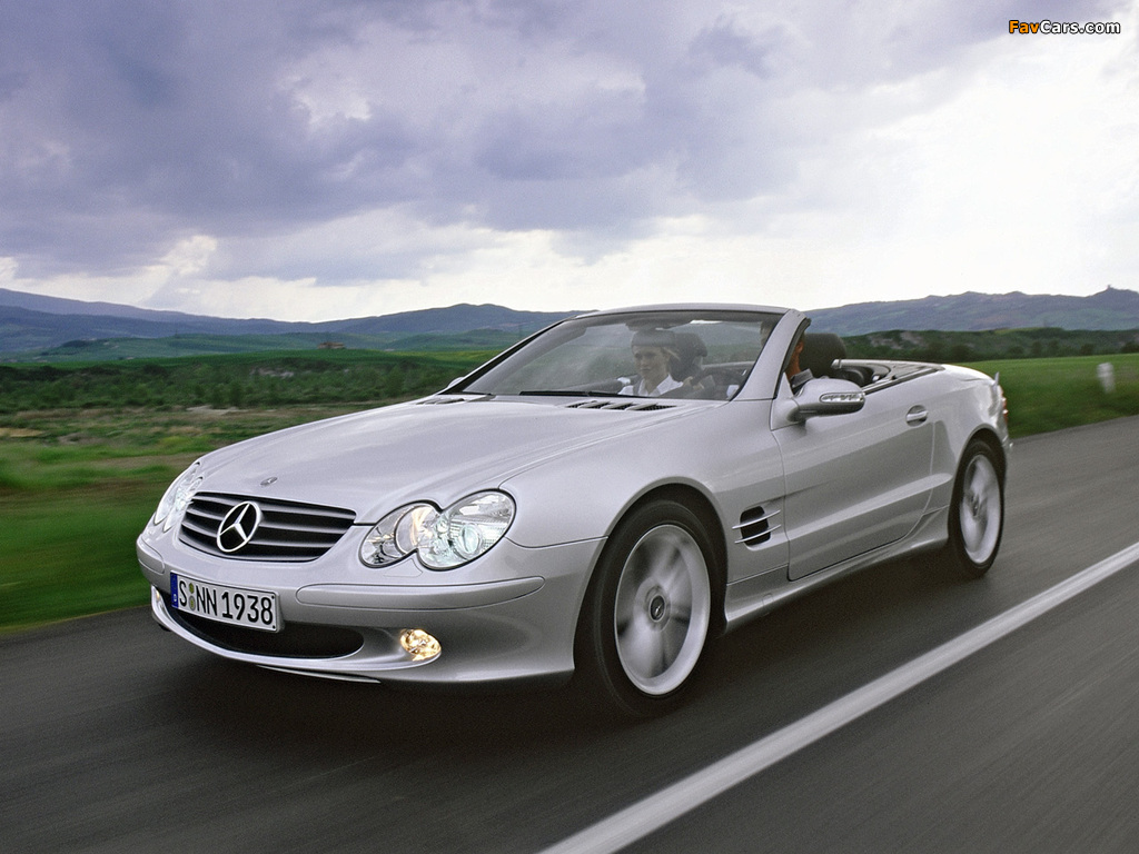 Mercedes-Benz SL 500 (R230) 2001–05 images (1024 x 768)