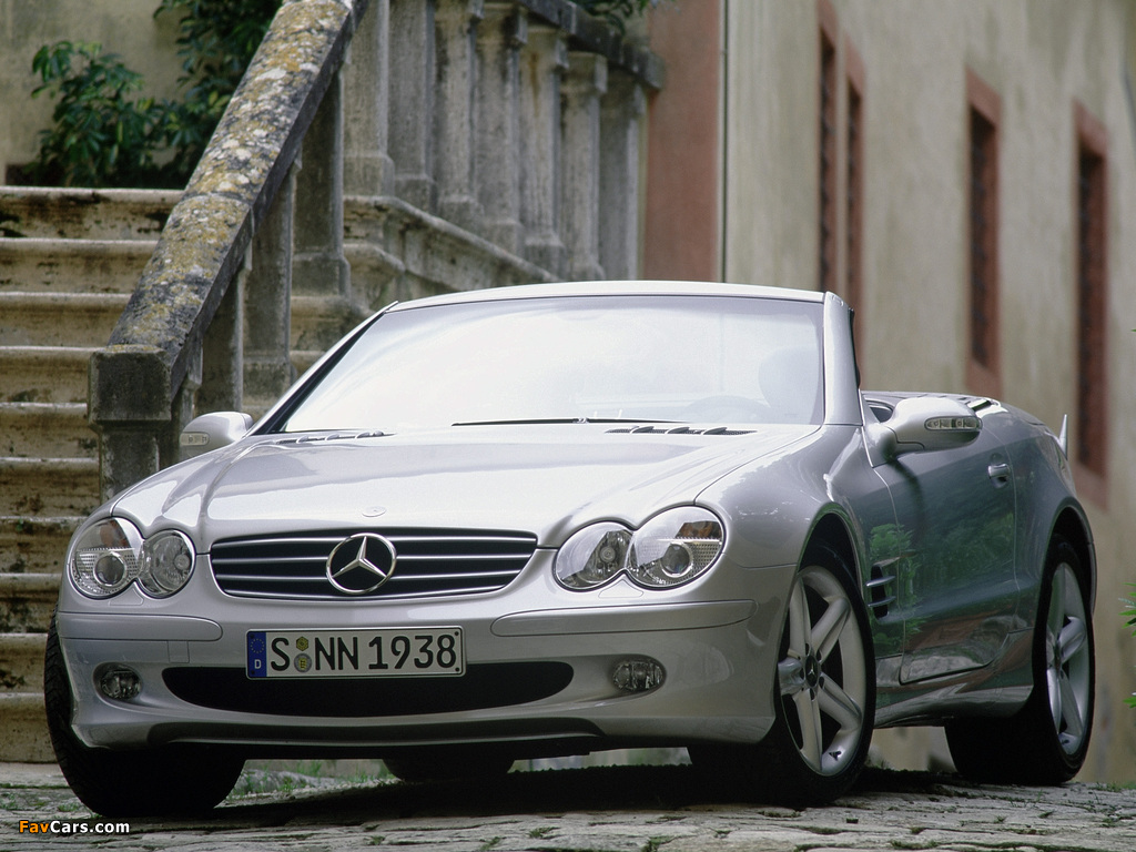 Mercedes-Benz SL 500 (R230) 2001–05 images (1024 x 768)
