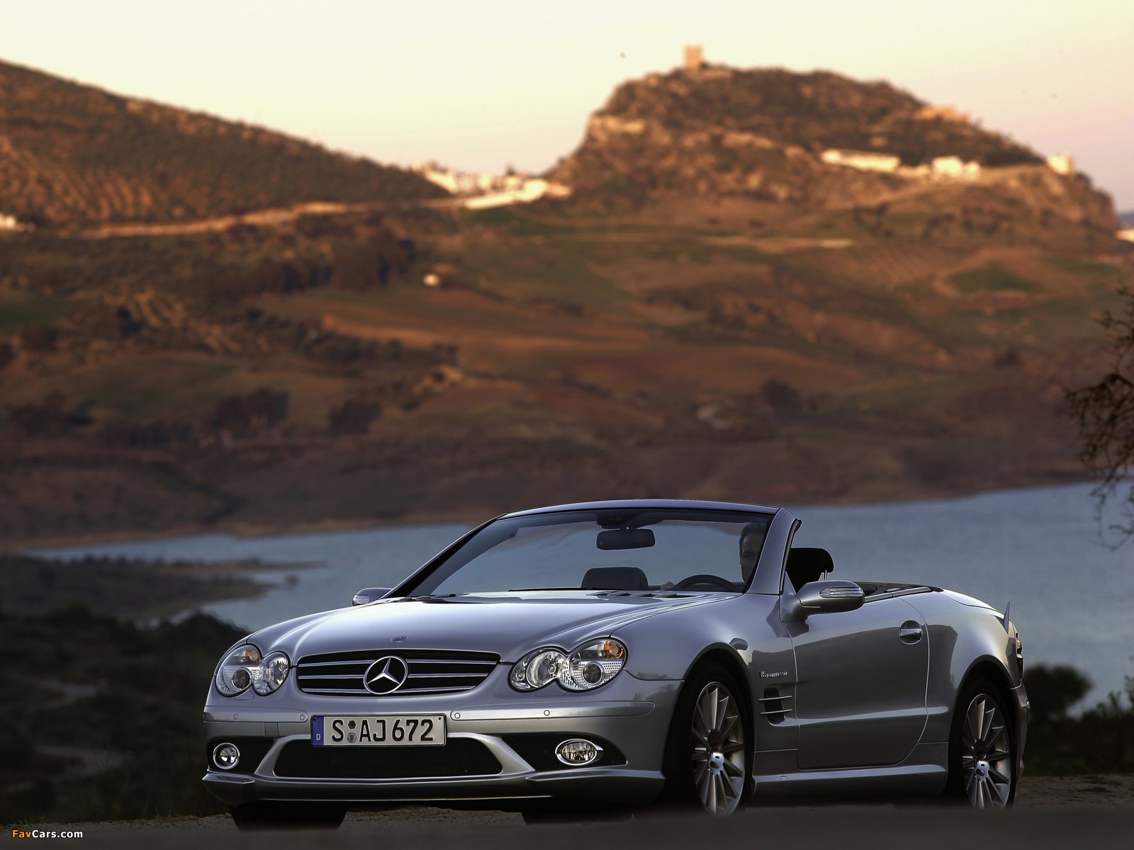 Mercedes-Benz SL 55 AMG (R230) 2001–08 pictures (1600 x 1200)