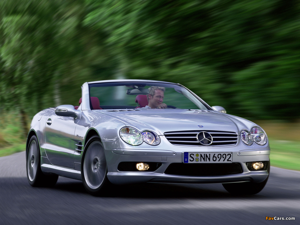 Mercedes-Benz SL 55 AMG (R230) 2001–08 pictures (1024 x 768)