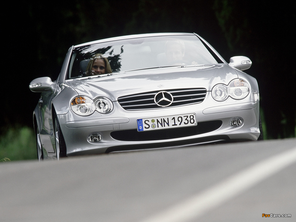 Mercedes-Benz SL 500 (R230) 2001–05 pictures (1024 x 768)