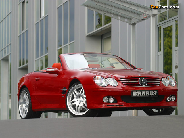 Brabus Mercedes-Benz SL-Klasse (R230) 2001–08 wallpapers (640 x 480)