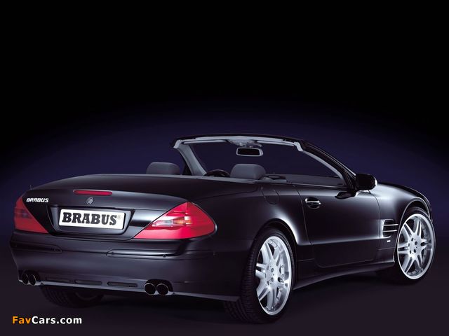 Brabus Mercedes-Benz SL-Klasse (R230) 2001–08 wallpapers (640 x 480)