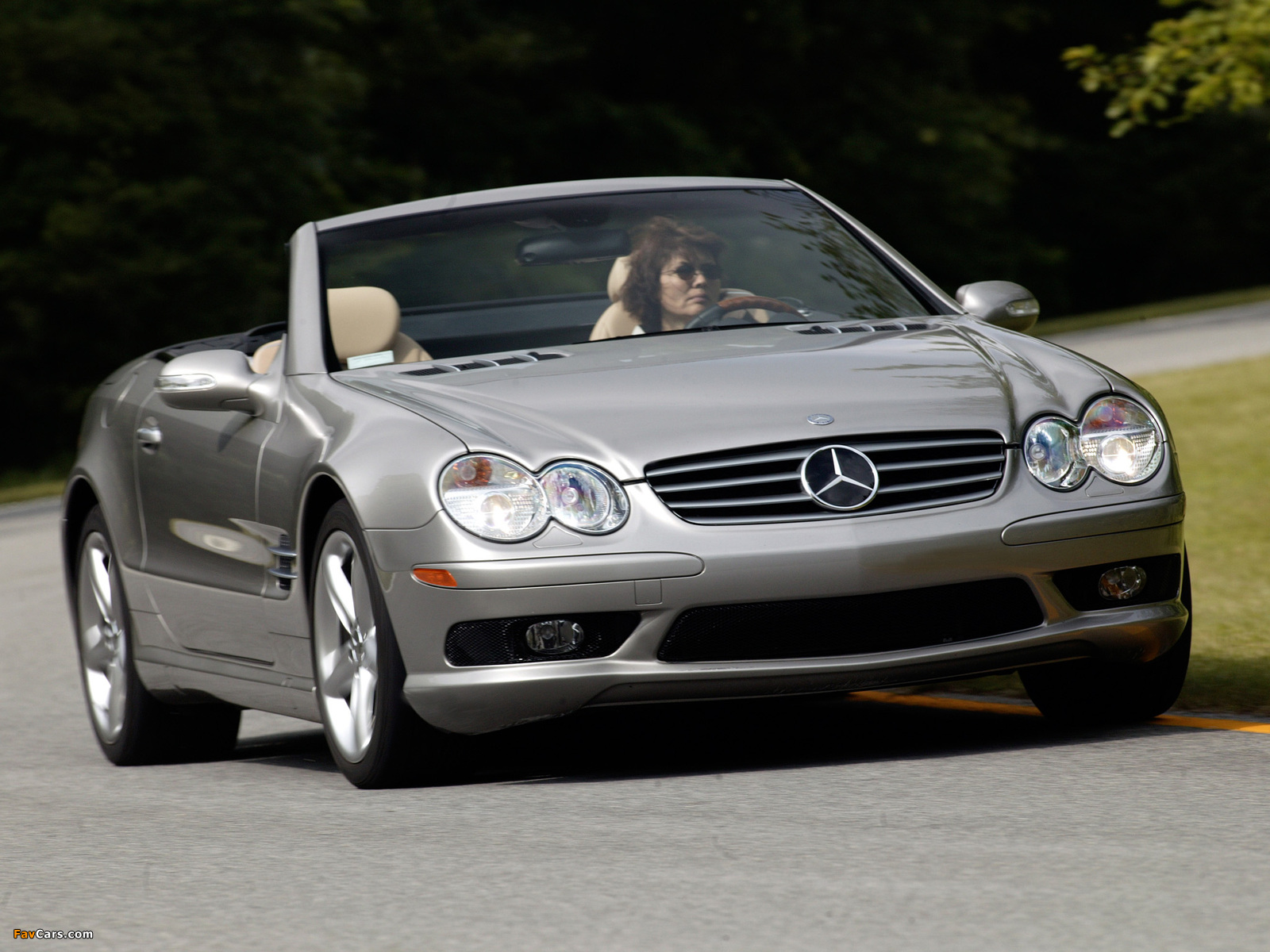 Mercedes-Benz SL 500 US-spec (R230) 2001–05 wallpapers (1600 x 1200)