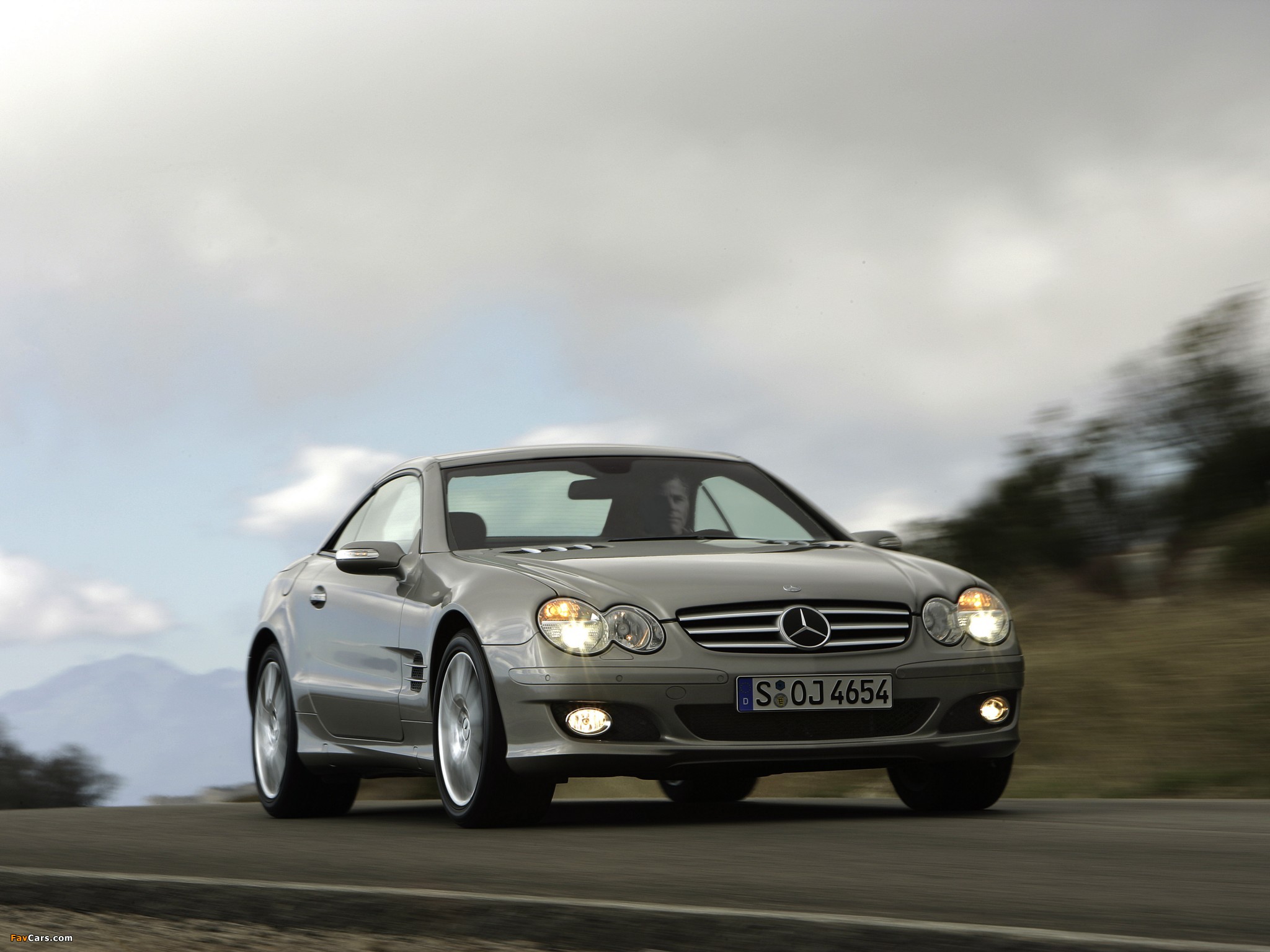 Mercedes-Benz SL 500 (R230) 2005–08 photos (2048 x 1536)