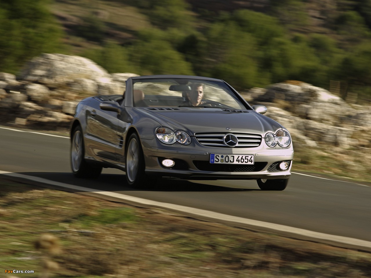 Mercedes-Benz SL 500 (R230) 2005–08 photos (1280 x 960)