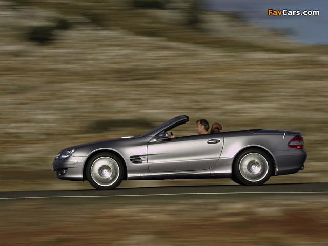 Mercedes-Benz SL 500 (R230) 2005–08 photos (640 x 480)