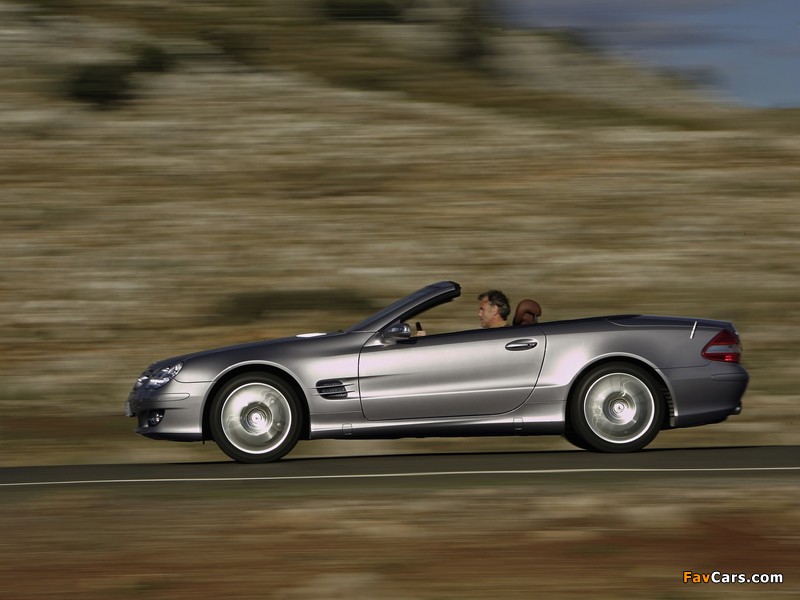 Mercedes-Benz SL 500 (R230) 2005–08 photos (800 x 600)