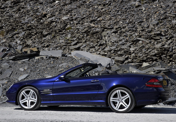 Mercedes-Benz SL 500 Sports Package UK-spec (R230) 2005–08 pictures