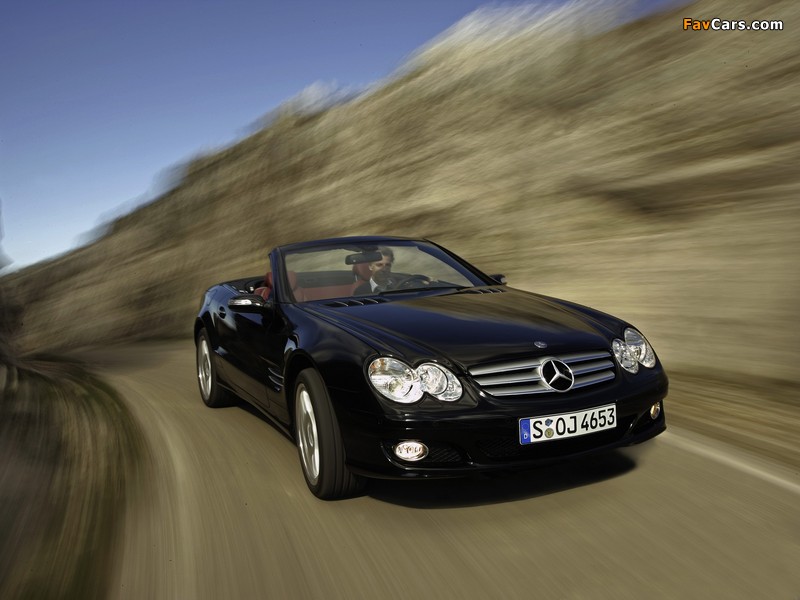 Mercedes-Benz SL 350 (R230) 2005–08 pictures (800 x 600)