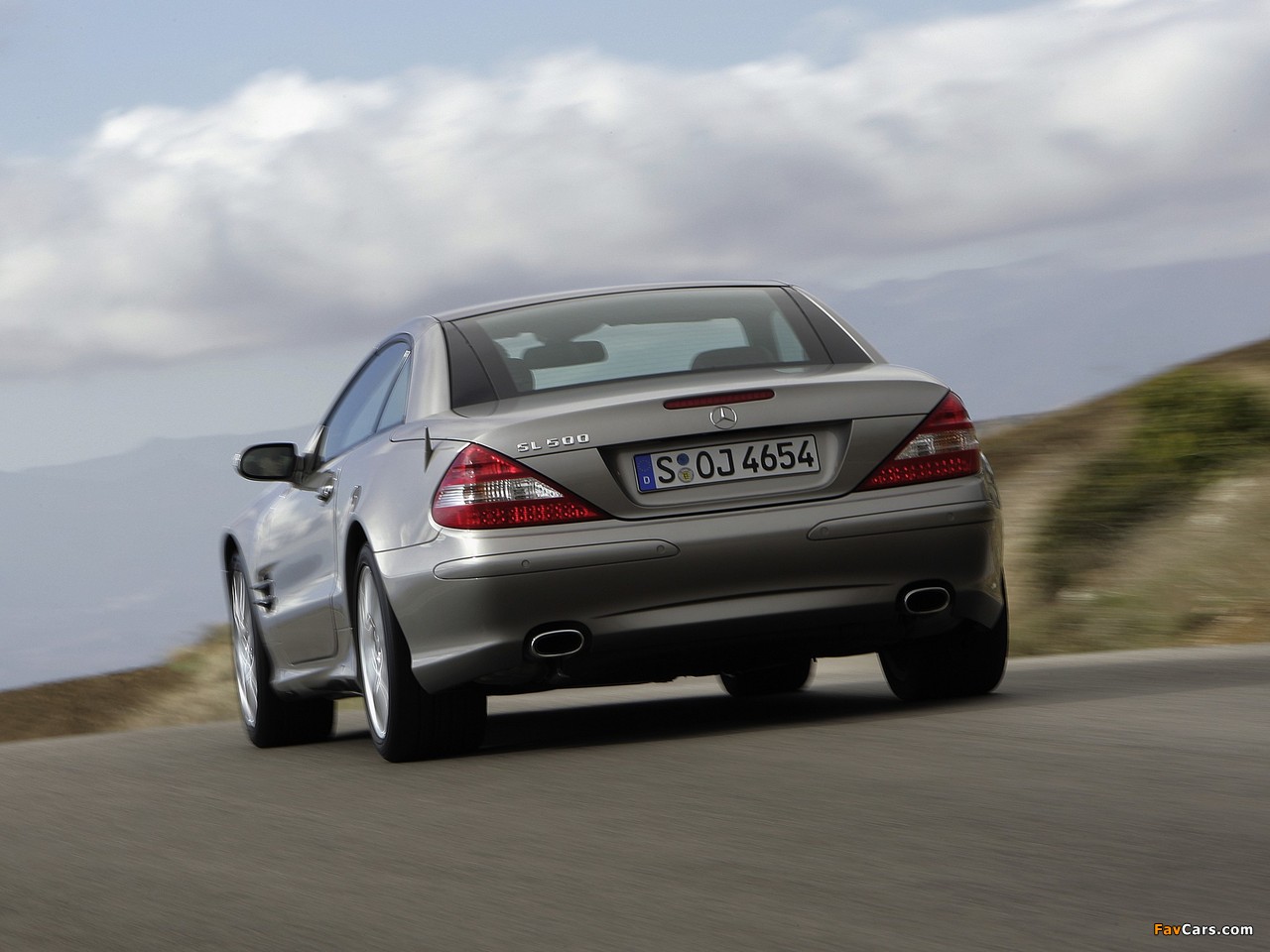 Mercedes-Benz SL 500 (R230) 2005–08 wallpapers (1280 x 960)