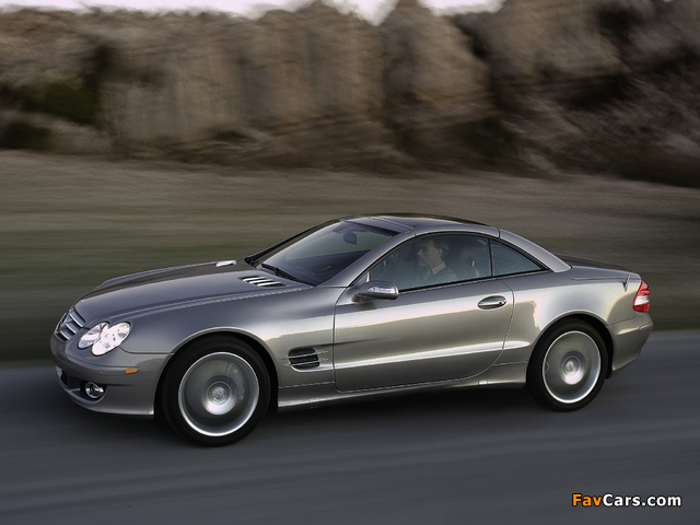 Mercedes-Benz SL 550 (R230) 2006–08 photos (640 x 480)