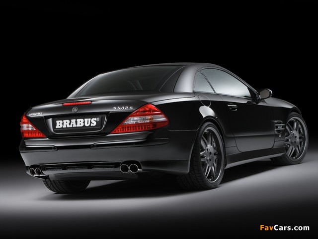 Brabus S V12 S Biturbo Roadster (R230) 2006–08 photos (640 x 480)