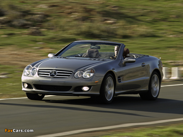 Mercedes-Benz SL 550 (R230) 2006–08 pictures (640 x 480)