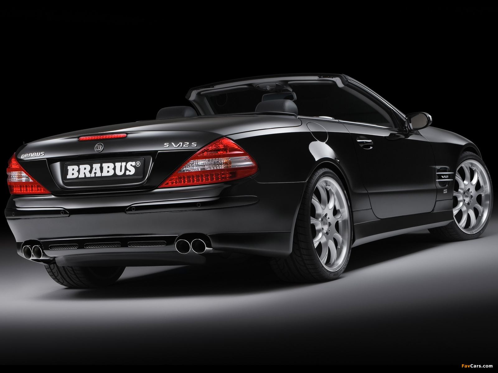 Brabus S V12 S Biturbo Roadster (R230) 2006–08 pictures (1600 x 1200)