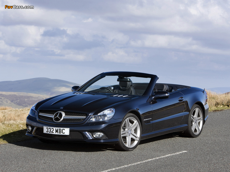 Mercedes-Benz SL 500 UK-spec (R230) 2008–11 images (800 x 600)