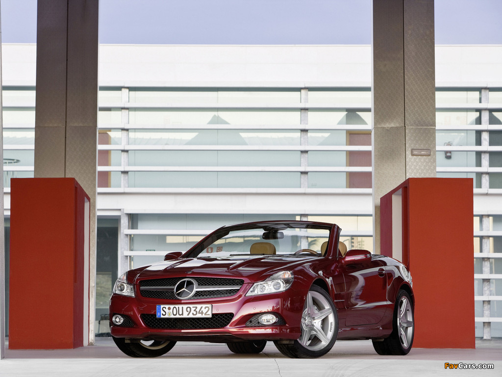 Mercedes-Benz SL 500 (R230) 2008–11 images (1024 x 768)