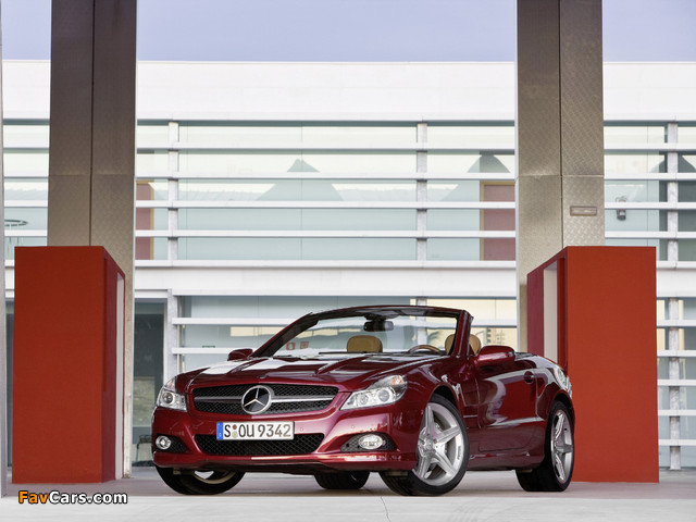Mercedes-Benz SL 500 (R230) 2008–11 images (640 x 480)