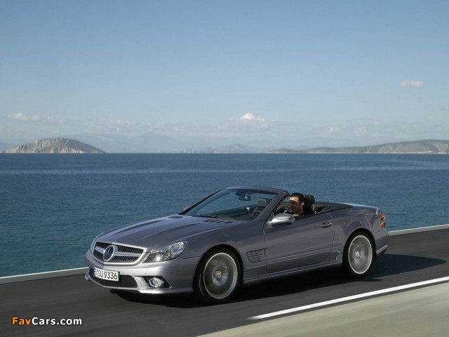 Mercedes-Benz SL 350 (R230) 2008–11 photos (640 x 480)