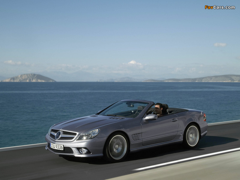 Mercedes-Benz SL 350 (R230) 2008–11 photos (800 x 600)