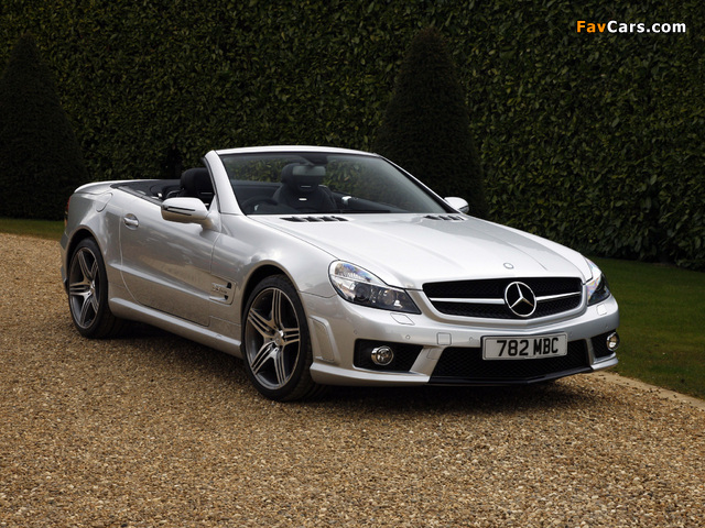 Mercedes-Benz SL 63 AMG UK-spec (R230) 2008–11 photos (640 x 480)