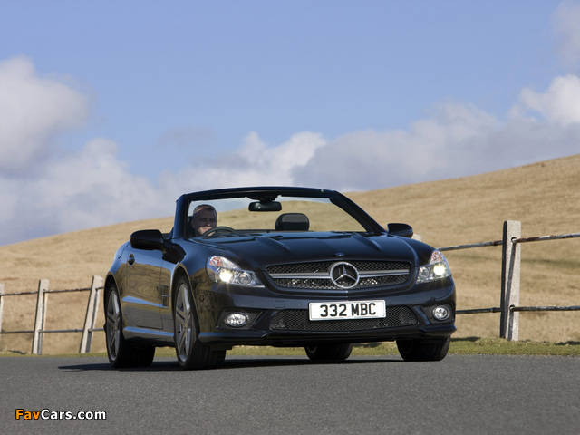 Mercedes-Benz SL 500 UK-spec (R230) 2008–11 pictures (640 x 480)