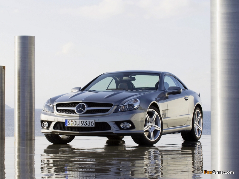 Mercedes-Benz SL 350 (R230) 2008–11 wallpapers (800 x 600)